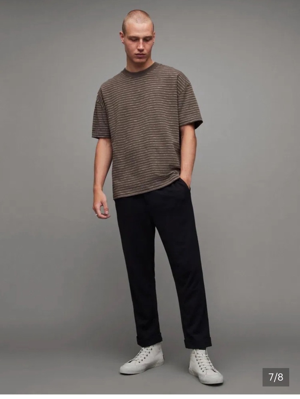 Allsaints Keaton Short Sleeve Crew Neck T-Shirt